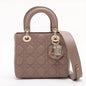 Christian Dior Beige Cannage Lambskin Lady Dior Bag [Clearance Sale] Rovelle Bags