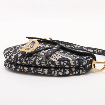 Dior Saddle Oblique Blue Crossbody Rovelle Bags