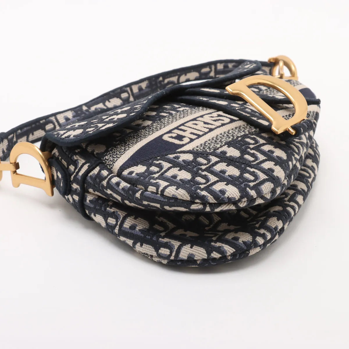 Dior Saddle Oblique Blue Crossbody Rovelle Bags