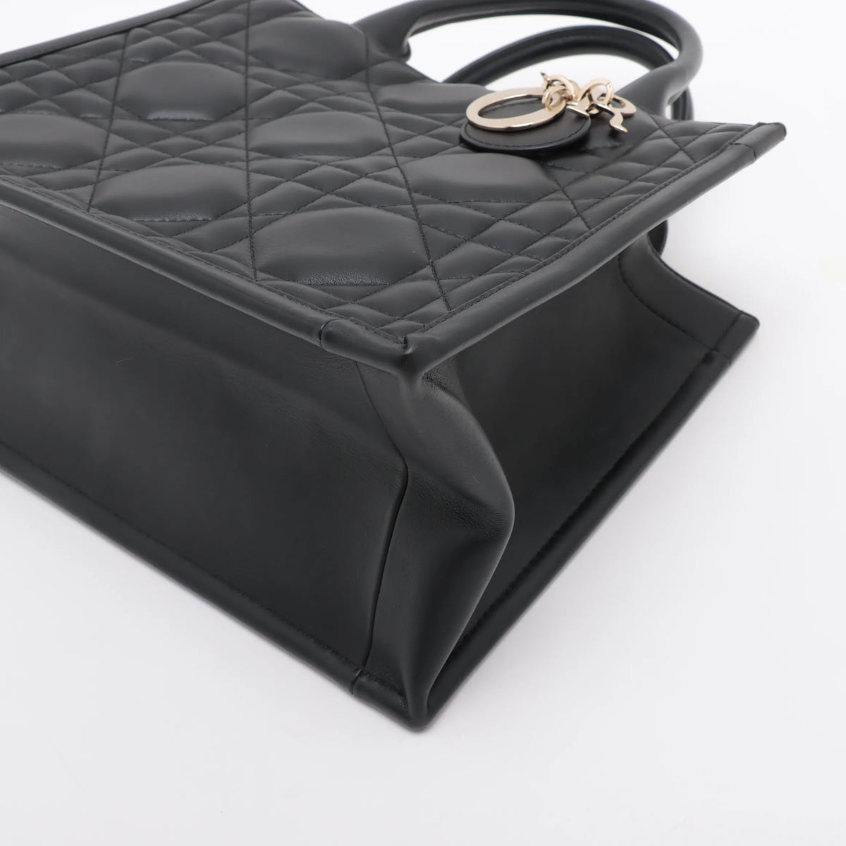 Christian Dior Beige Macrocannage Calfskin Small Book Tote [Clearance Sale] Rovelle Bags