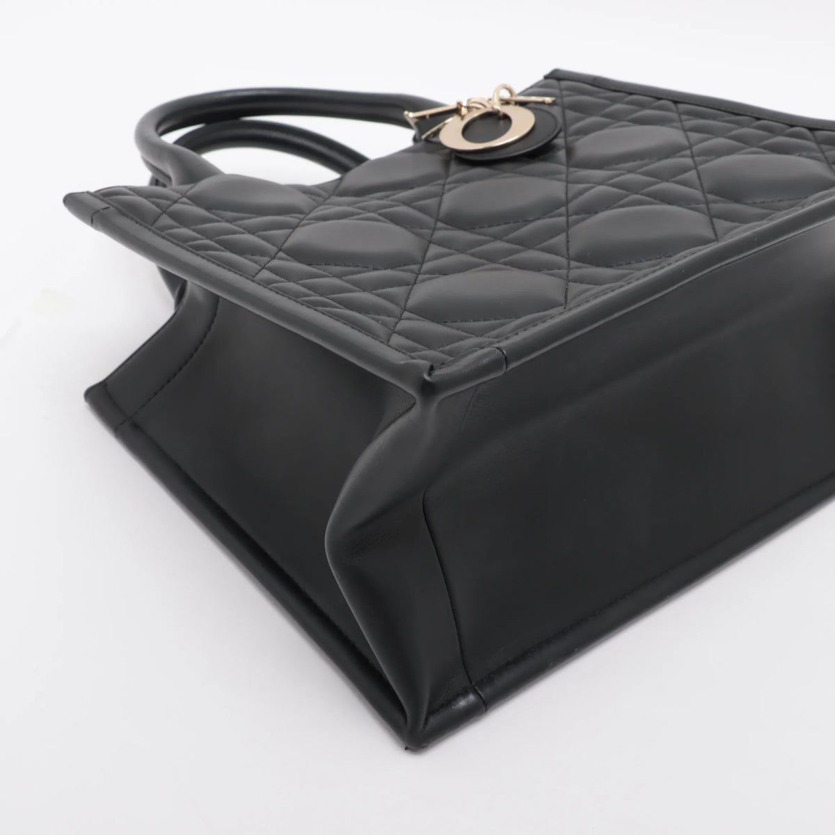 Christian Dior Beige Macrocannage Calfskin Small Book Tote [Clearance Sale] Rovelle Bags