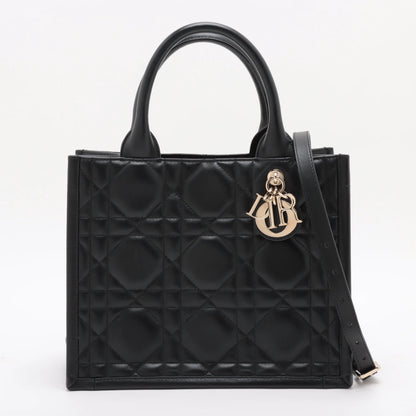 Christian Dior Beige Macrocannage Calfskin Small Book Tote [Clearance Sale] Rovelle Bags