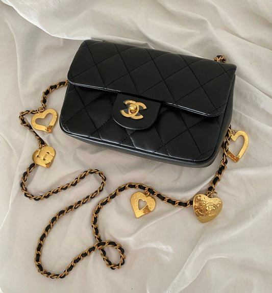 Chanel Mini Flap Bag Lambskin with Gold Hardware