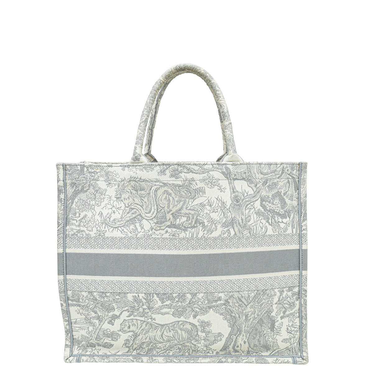 Christian Dior Bicolor Toile De Jouy Book Tote Large Bag Rovelle Bags