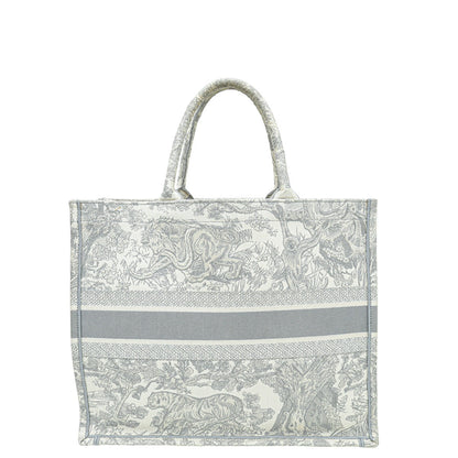 Christian Dior Bicolor Toile De Jouy Book Tote Large Bag Rovelle Bags