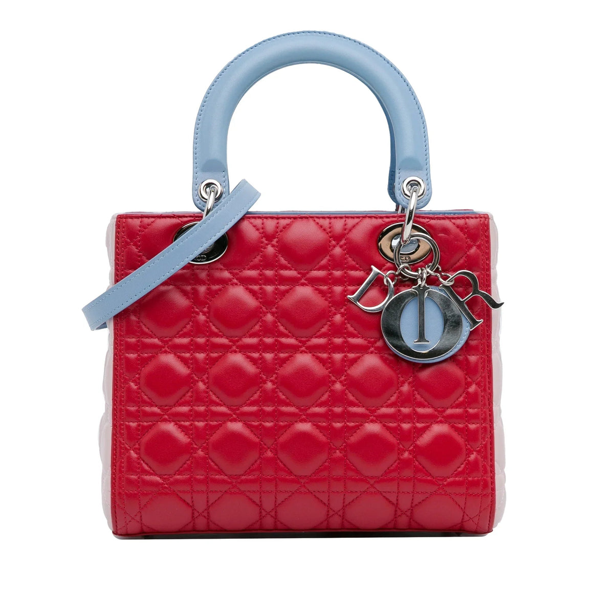 Dior Lady Dior Cannage Red Handbag Rovelle Bags