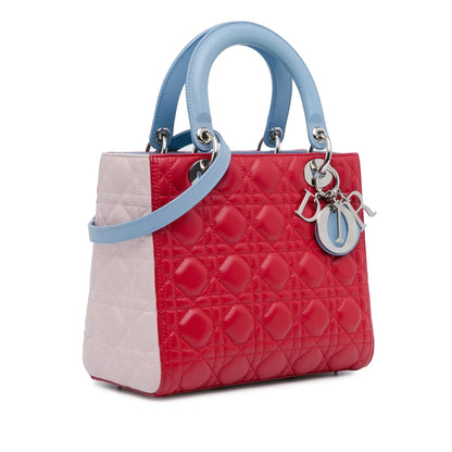 Dior Lady Dior Cannage Red Handbag Rovelle Bags