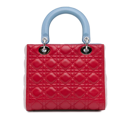 Dior Lady Dior Cannage Red Handbag Rovelle Bags
