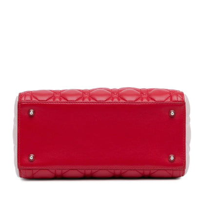 Dior Lady Dior Cannage Red Handbag Rovelle Bags