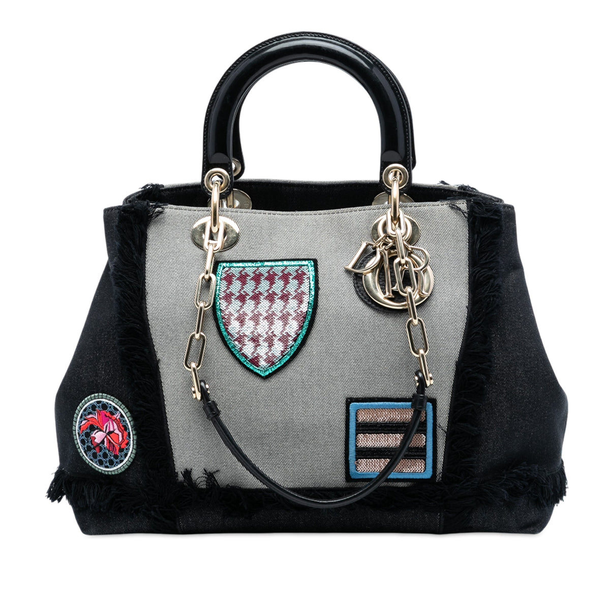 Dior Luxury Leather Handbag Black Rovelle Bags