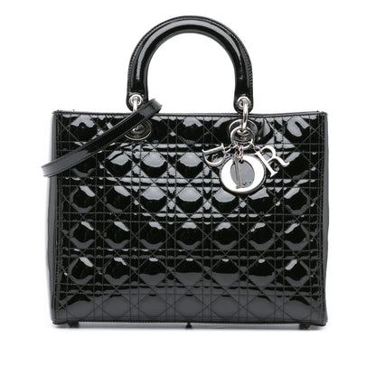 Dior Lady Dior Quilted Leather Handbag Rovelle Bags
