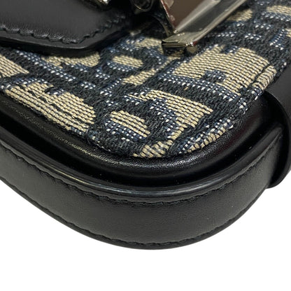 Dior Shoulder Bag Canvas, Leather black dior lock Oblique Women Rovelle Bags