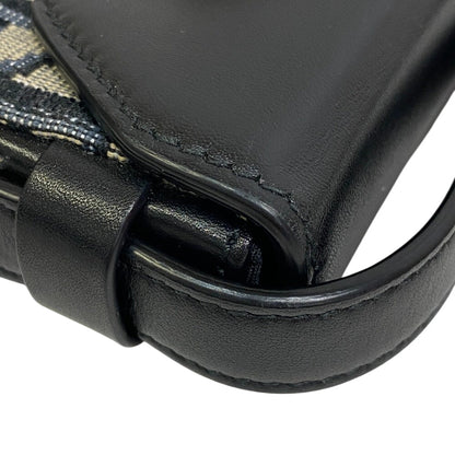 Dior Shoulder Bag Canvas, Leather black dior lock Oblique Women Rovelle Bags