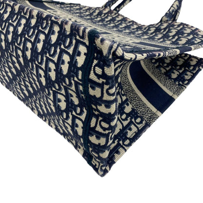 Christian Dior Tote Bag canvas Navy Small Book tote Women Rovelle Bags