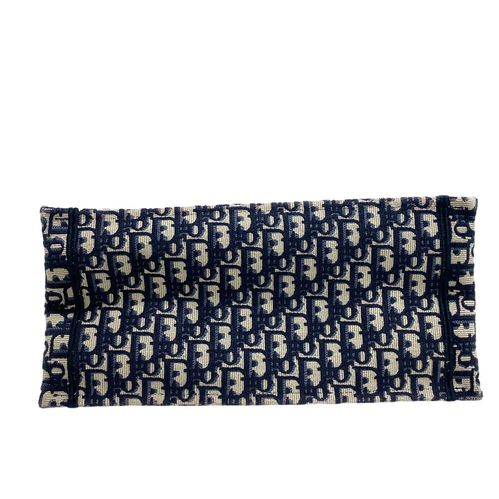 Christian Dior Tote Bag canvas Navy Small Book tote Women Rovelle Bags