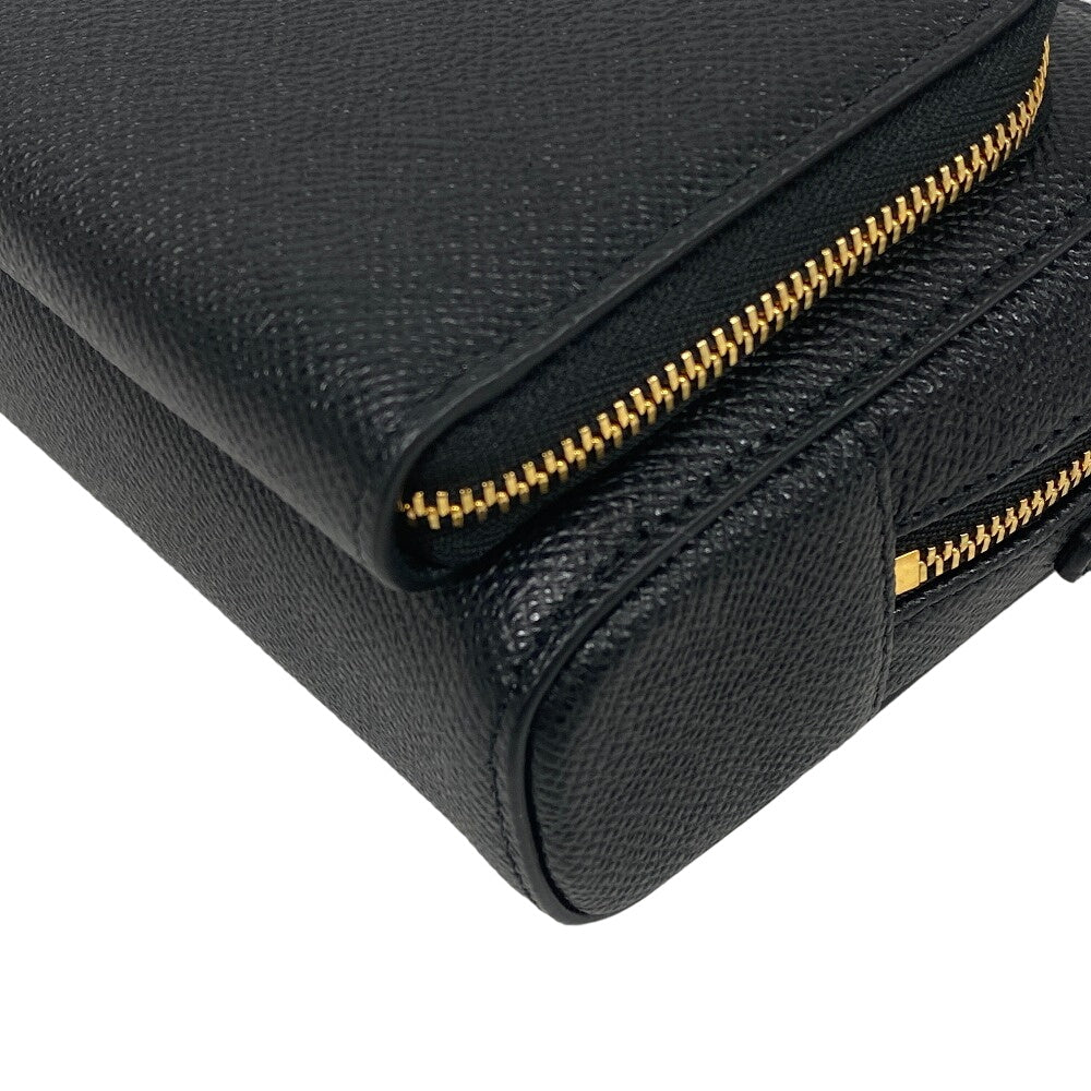 Dior Shoulder Bag leather black caro Women Rovelle Bags
