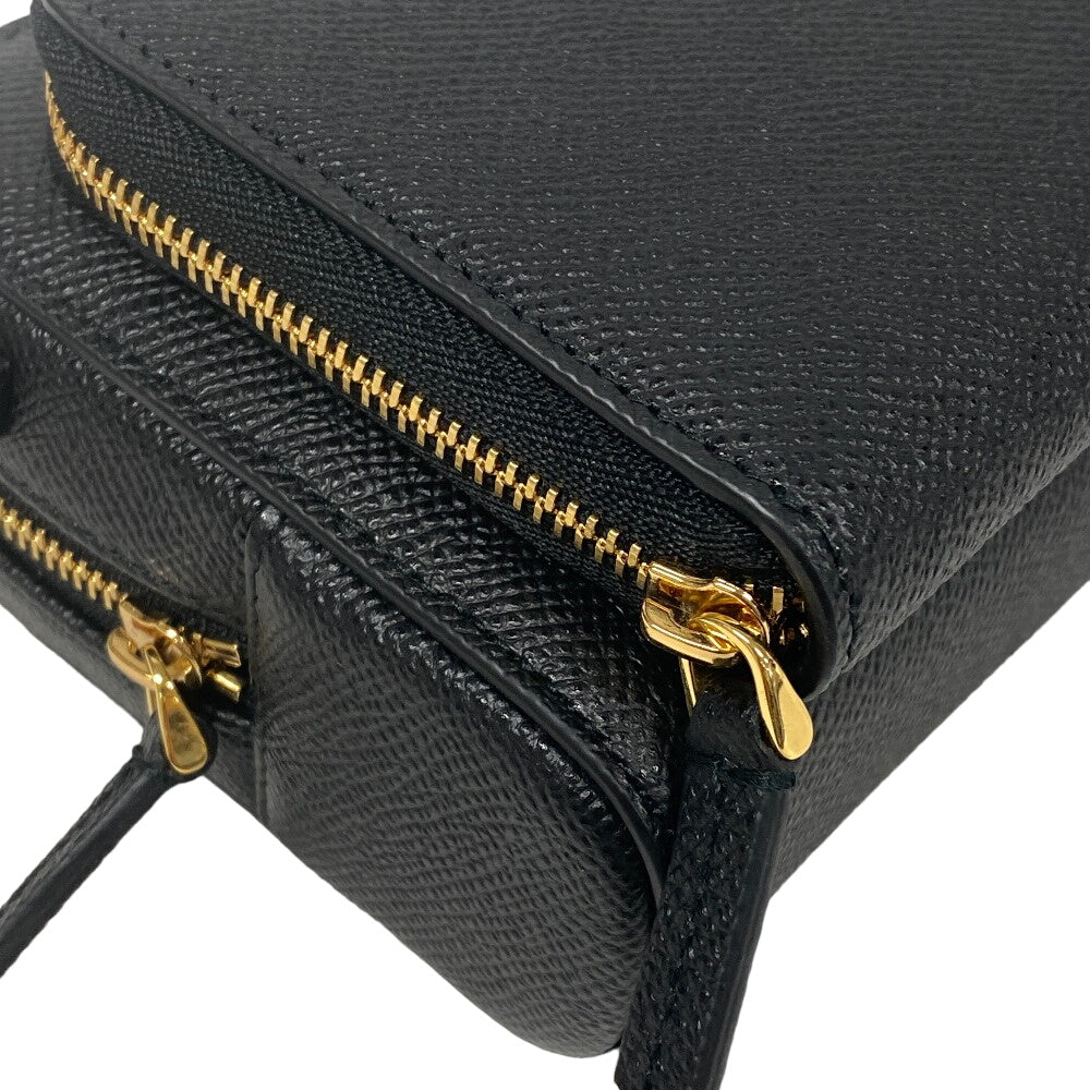 Dior Shoulder Bag leather black caro Women Rovelle Bags