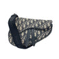 Christian Dior Sling bag canvas Navy oblique saddle bag Women Rovelle Bags