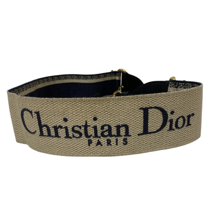 Christian Dior Shoulder strap Canvas, Leather black Shoulder strap Embroidery Women Rovelle Bags