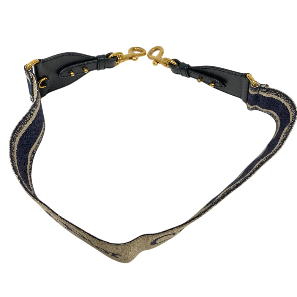 Christian Dior Shoulder strap Canvas, Leather black Shoulder strap Embroidery Women Rovelle Bags