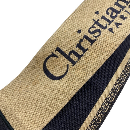 Christian Dior Shoulder strap Canvas, Leather black Shoulder strap Embroidery Women Rovelle Bags