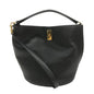 CELINE Handbag leather black Bucket16 teen 2way Women