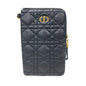 Christian Dior Shoulder Bag leather black Multifunction Canage Women Rovelle Bags