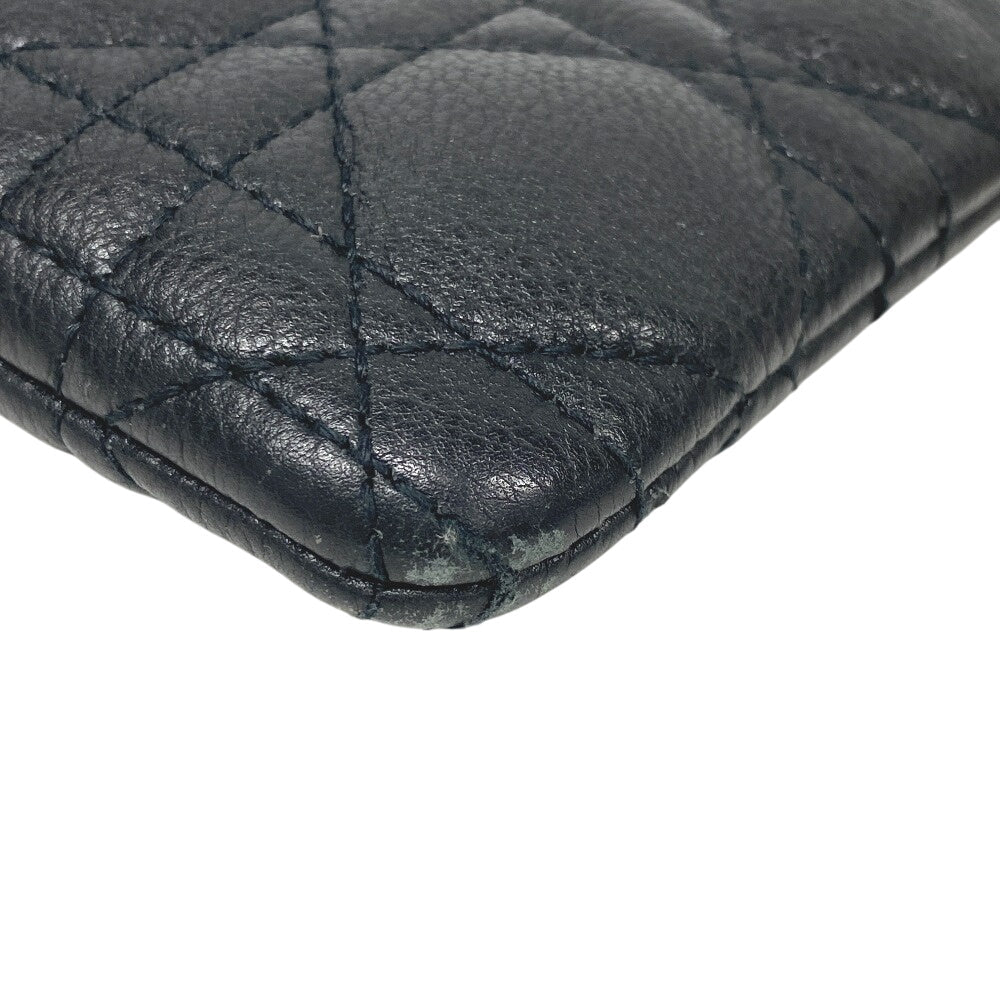 Christian Dior Shoulder Bag leather black Multifunction Canage Women Rovelle Bags