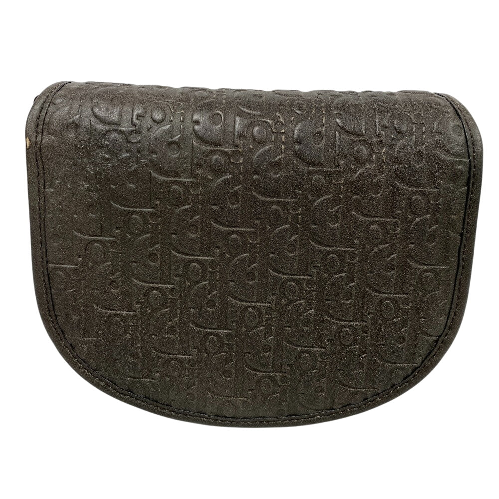 Christian Dior Shoulder Bag leather Brown gallop Women Rovelle Bags
