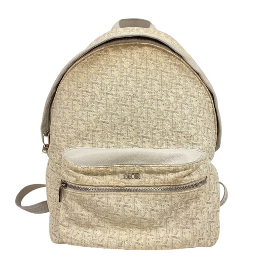 Christian Dior Backpack canvas beige Backpack Trotter Rider Oblique Women Rovelle Bags
