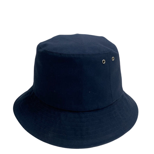 Christian Dior hat canvas Navy Bucket hat Trotter Women(Unisex) #59 Rovelle Bags