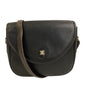 CELINE Shoulder Bag leather black Crossbody Triomphe