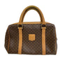CELINE Handbag PVC Brown Macadam