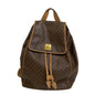 CELINE Backpack leather Brown Macadam