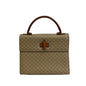 CELINE Handbag leather beige Macadam