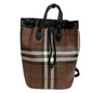 BURBERRY Backpack PVC, Leather Brown Nova Check