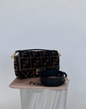 Fendi Zucca Shoulder Bag Brown Rovelle Bags