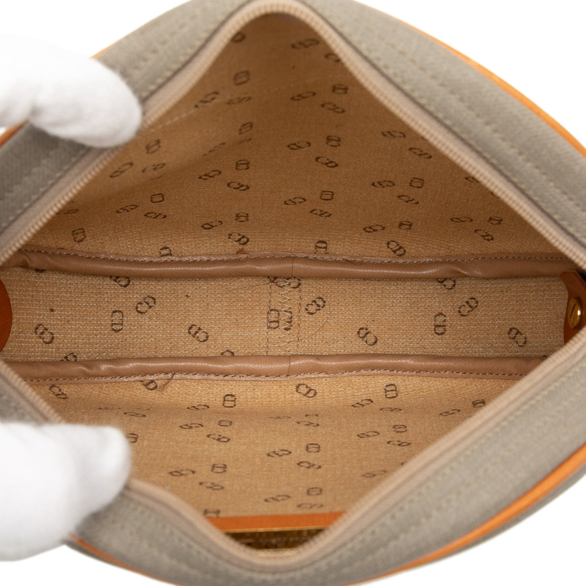 Gray Dior Coated Canvas Cd Crossbody Rovelle Bags