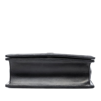 Black Dior Small Lambskin Diorama Flap Crossbody Bag Rovelle Bags