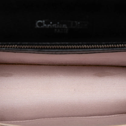 Black Dior Small Lambskin Diorama Flap Crossbody Bag Rovelle Bags