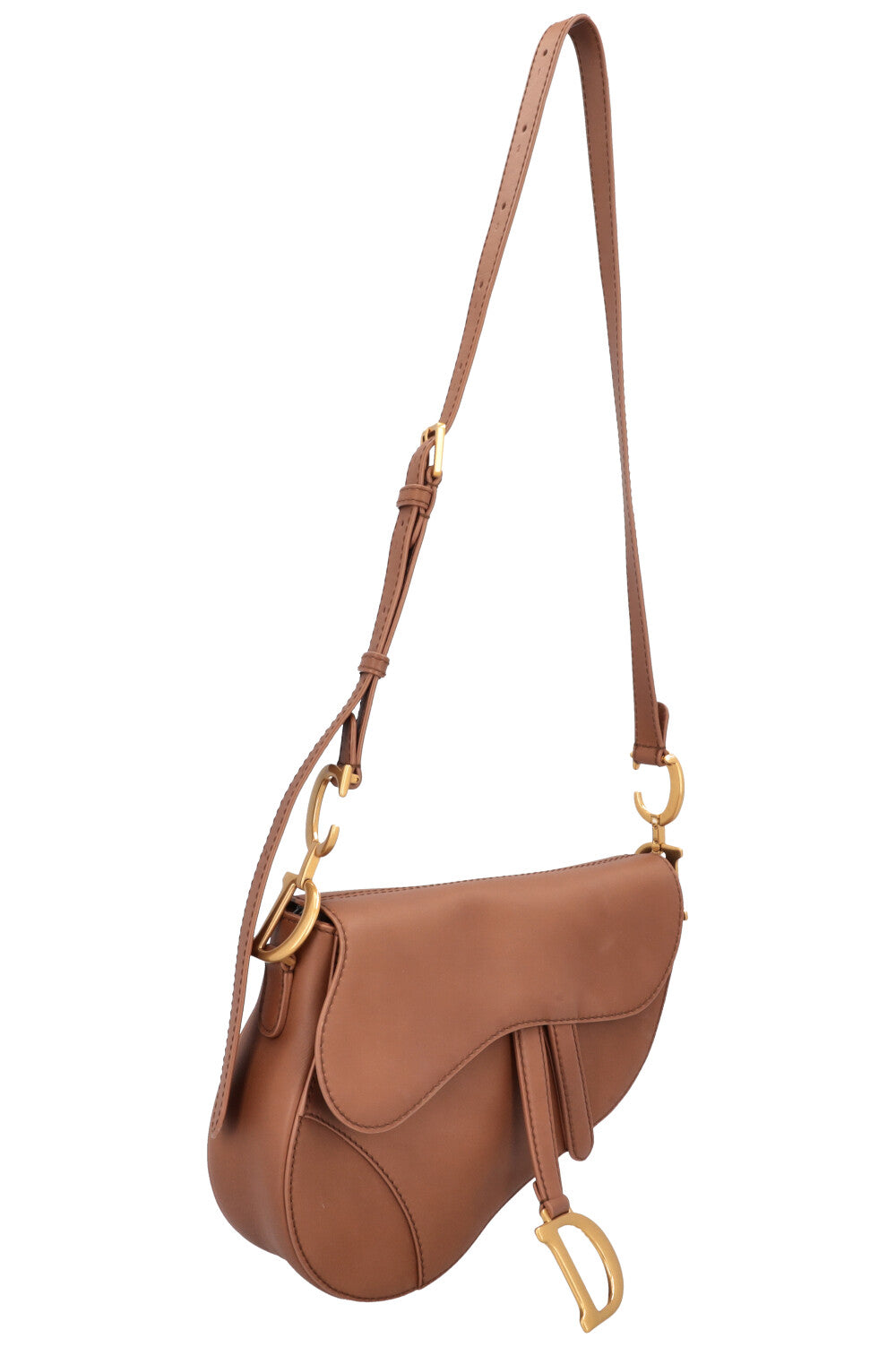 Christian Dior Medium Soft Saddle Bag Camel Rovelle Bags