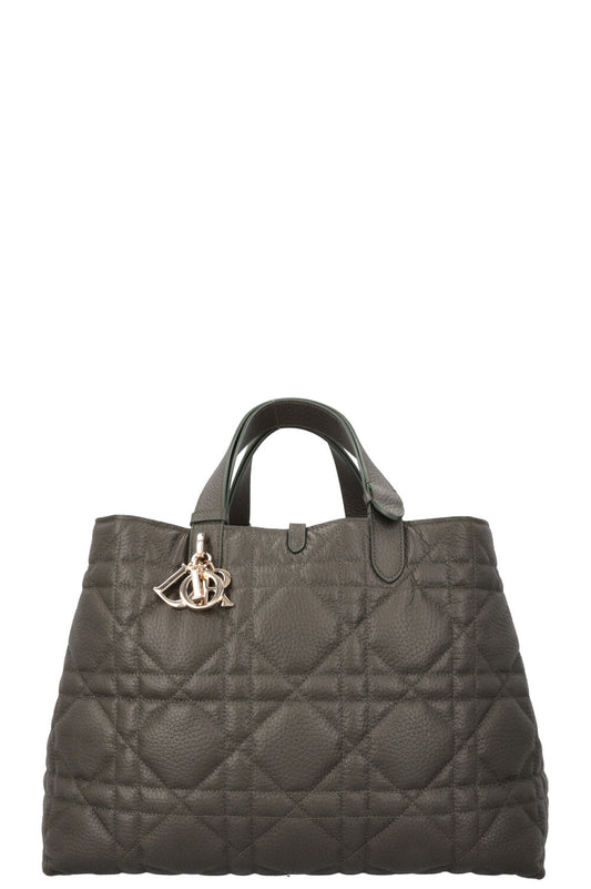 Christian Dior Large Toujours Handbag Macrocannage Olive Rovelle Bags