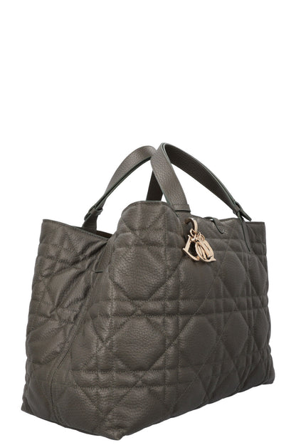 Christian Dior Large Toujours Handbag Macrocannage Olive Rovelle Bags