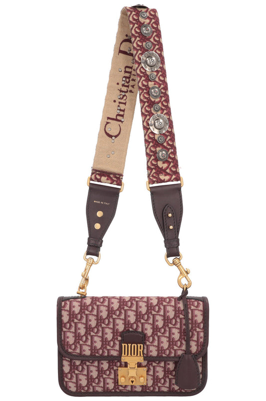 Christian Dior Dioraddict Crossbody Bag Oblique Burgundy Rovelle Bags