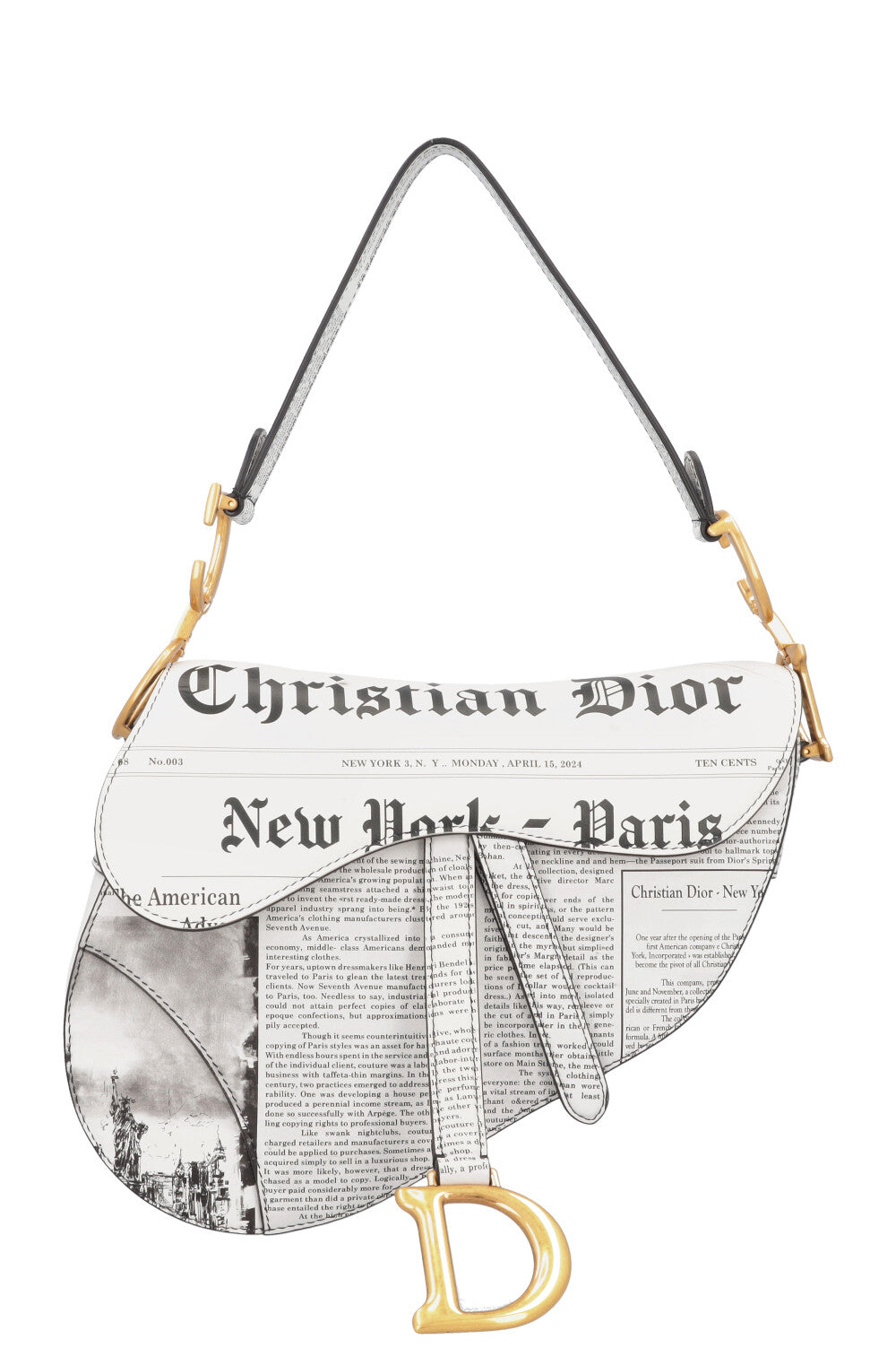 Christian Dior Saddle Bag Newspaper Rovelle Bags