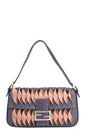 FENDI Selleria Baguette Bag Python Purple Pink Rovelle Bags