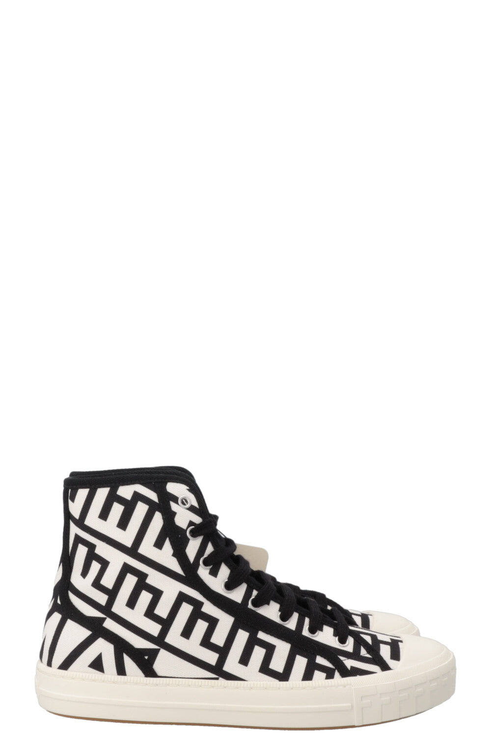 FENDI Sneak In High Top Sneaker White Black Rovelle Bags