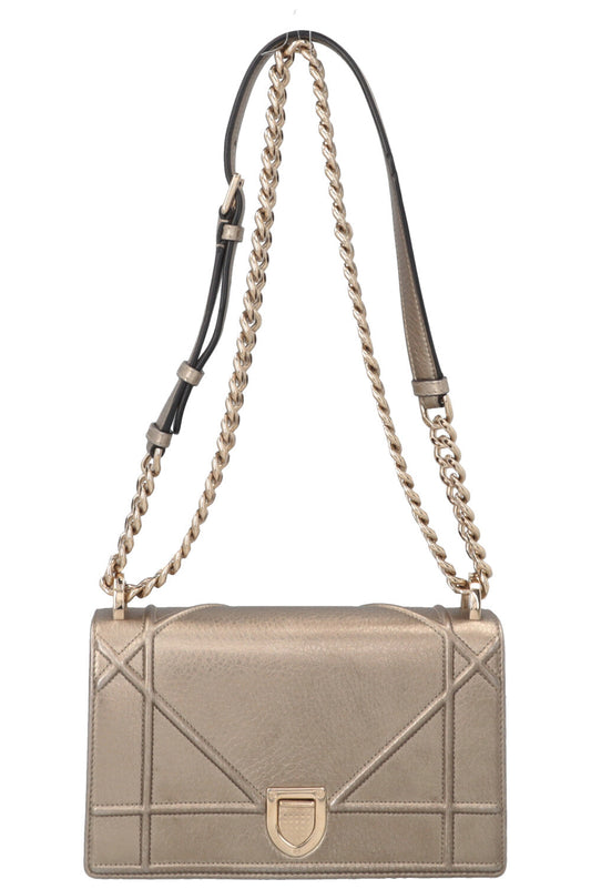 Christian Dior Small Diorama Crossbody Bag Gold Rovelle Bags