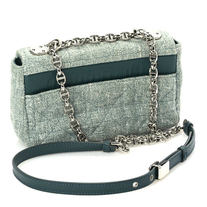Christian Dior Tweed Macrocannage Small Caro Bag Light Green Rovelle Bags