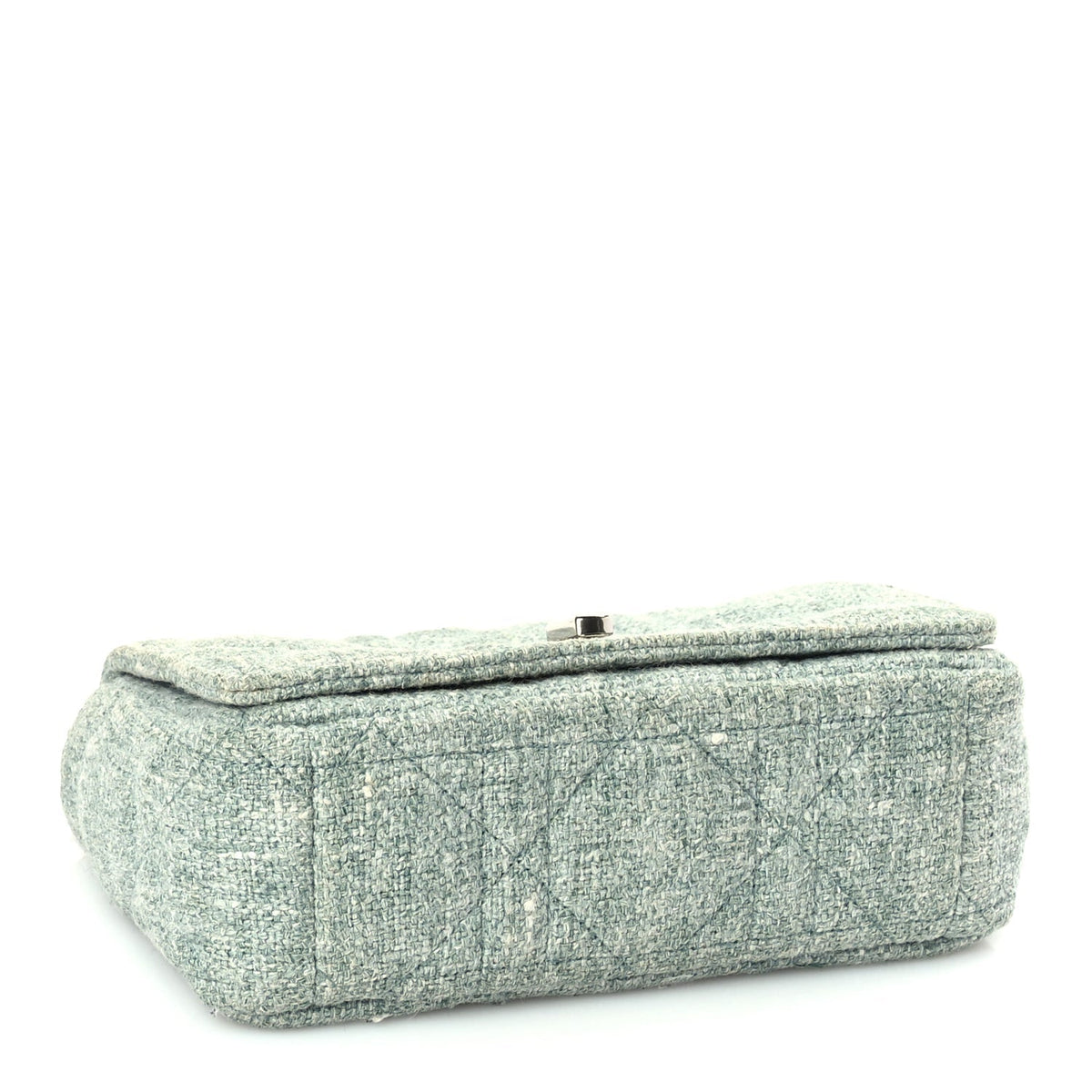 Christian Dior Tweed Macrocannage Small Caro Bag Light Green Rovelle Bags